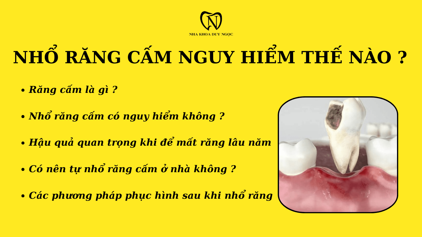 nhổ răng cấm